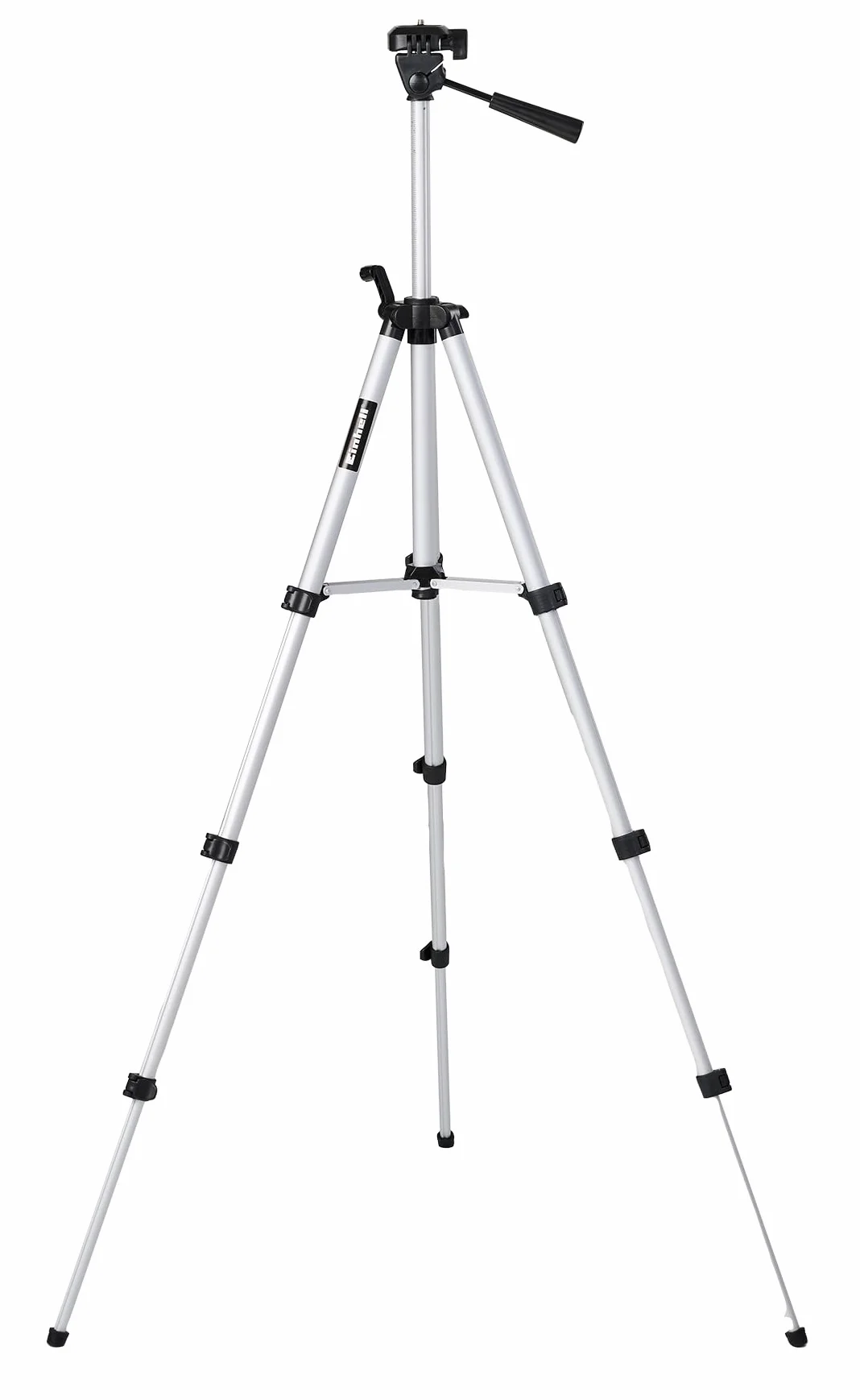 Original Einhell Trépied télescopique 37-110 cm pour appareils de mesure laser (réglable en hauteur de 37 à 110 cm, hauteur de transport 37 cm avec sacoche, filetage 1/4")
