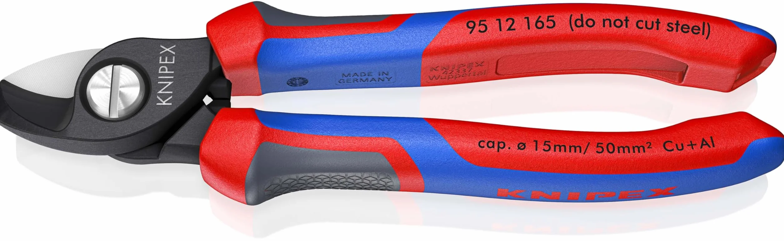Knipex Coupe-câbles avec poignées comfortables 165 mm, 95 12 165
