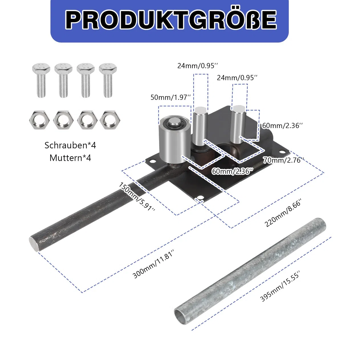 Cintreuse de tubes en acier, diamètre flexible 4 à 14 mm, cintreuse d'armature manuelle avec poignée, cintreuse en métal, outil de cintrage pour barres d'armature, outil de pliage pour bricolage et