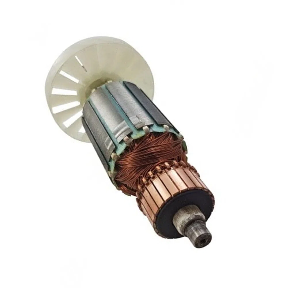 Armature pour rotor pour scie circulaire Metabo KGS 216M, 310011470 Pièce de rechange avec couvercle de ventilateur, composant de moteur d'enroulement en cuivre 220-240 V