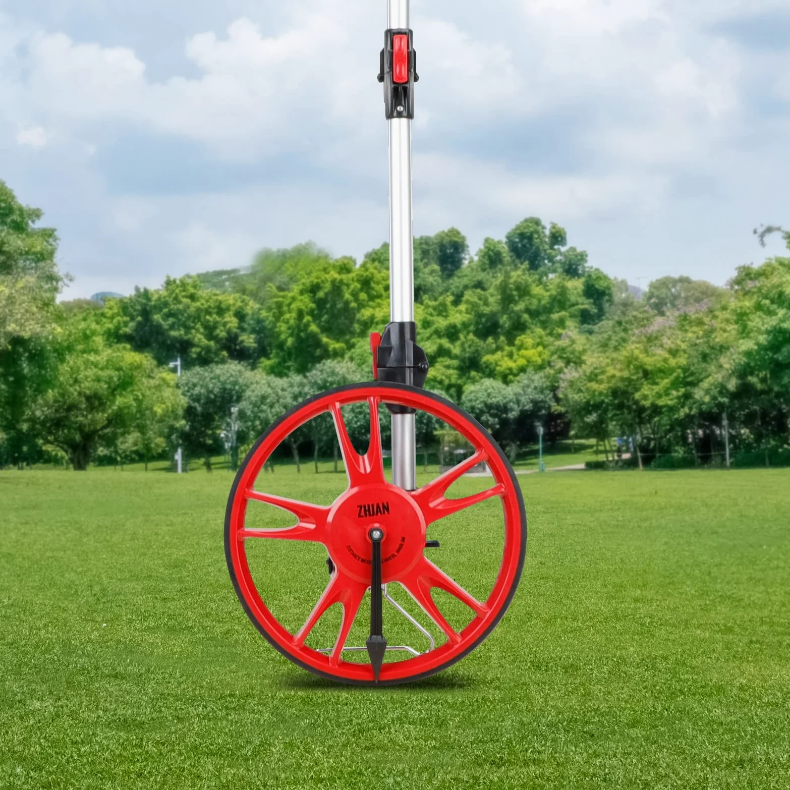 Roue de Mesure Pour Distance de 100 000m, Molette de Mesure Compacte, Outil de Mesure de Route Pour La Mesure de Distance Intérieure et Extérieure