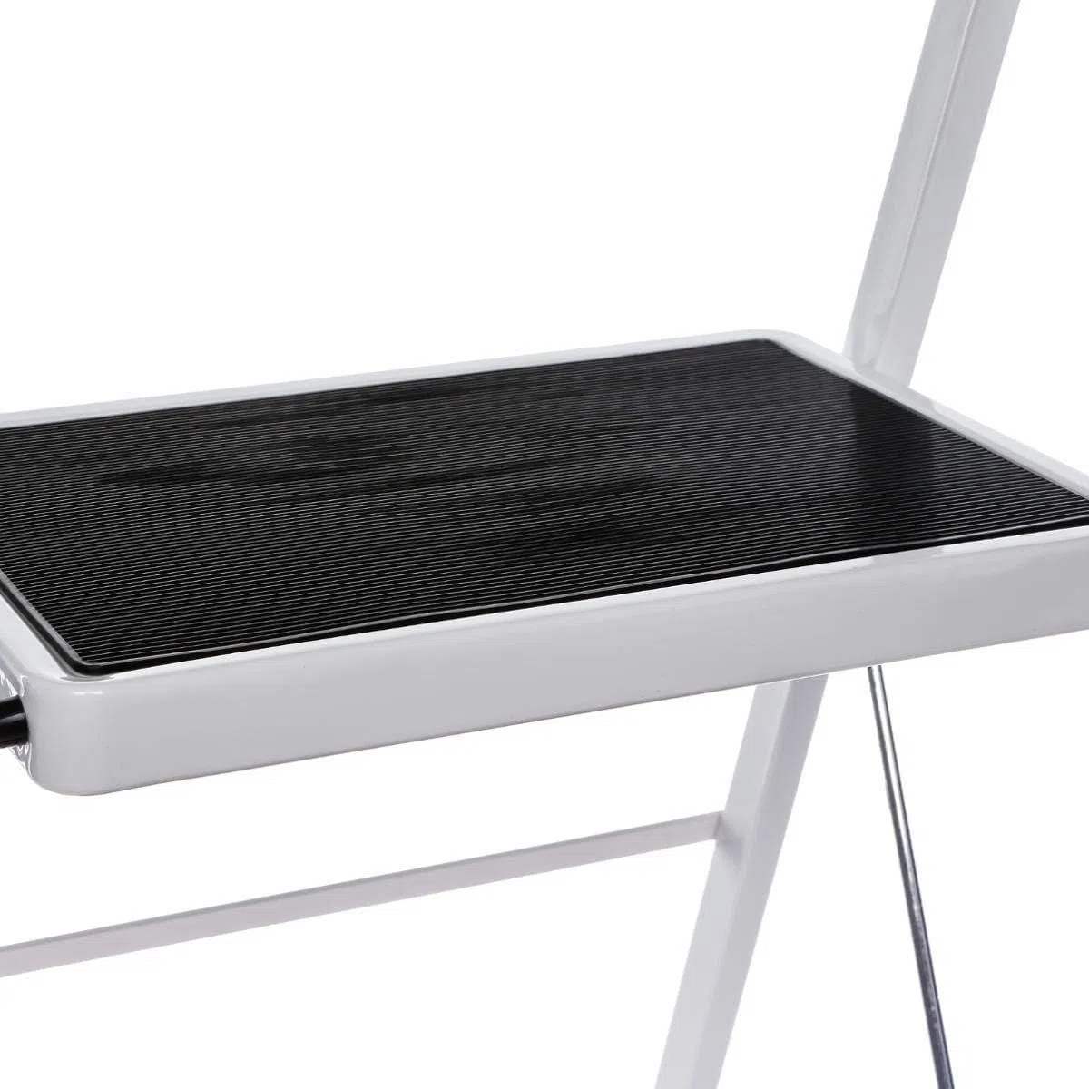 HOBBYTECH Esacbeau en Acier 3 Marches Tabouret Marche Pied Pliant Pieds Anti-dérapant Max 150Kg