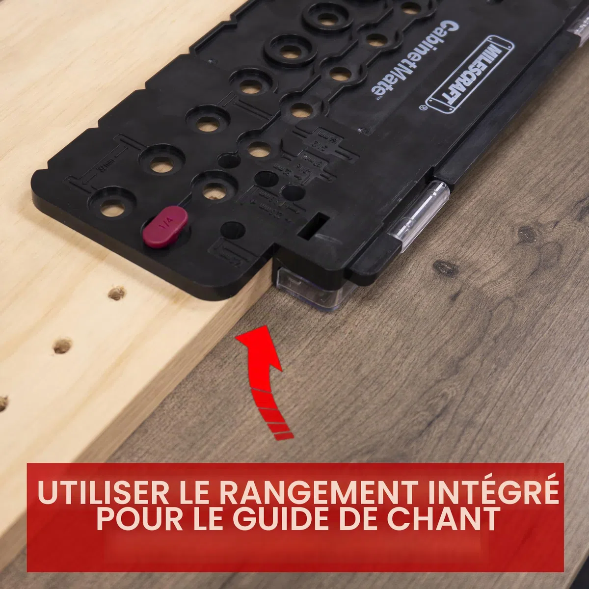 Milescraft CabinetMate 1316 Gabarit de perçage pour étagère