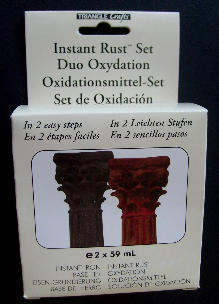 Modern Option Solutions pour effets décoratifs, Flacons 118 ml, Eisen + Rost, Effektlösungen Sets 2 x 59 ml Flaschen