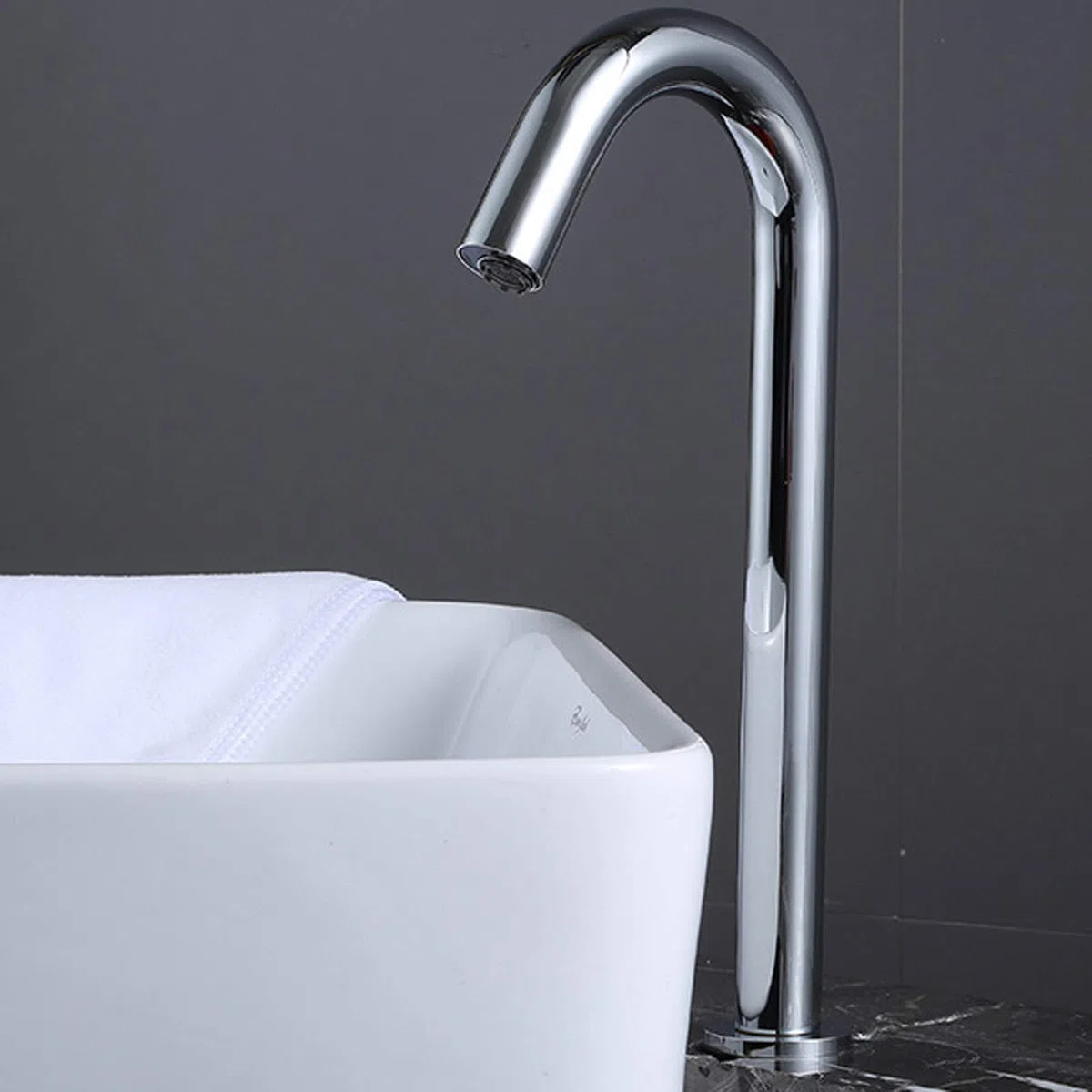 Robinet de lavabo à capteur infrarouge automatique - Sans contact - Avec boîte de commande - Robinet de cuisine sans contact avec capteur automatique
