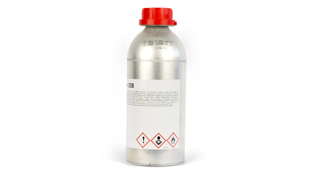 SIKA - Nettoyant pour excès de Sikaflex et surfaces peintes - Sika Remover-208, Transparent - Enlève résidus, nettoie outils, pré-nettoyage supports non poreux - Bidon de 1L
