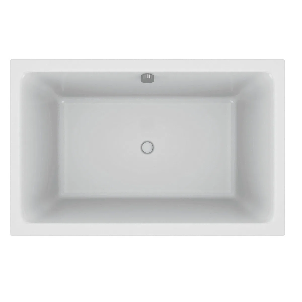 Jacob Delafon - Baignoire Bain-Douche CAPSULE, Vidage et Pieds - 120 x 80 cm - Gain de Place - Matériaux recyclés - Réparable - Surface Antibactérienne - Fabrication Française - Blanc - E6D223-00