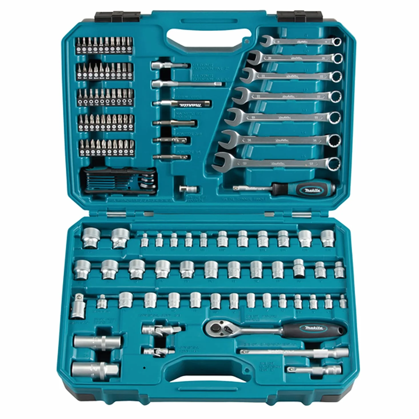 Jeu d'outils (120 pièces) en valise - MAKITA E-06616