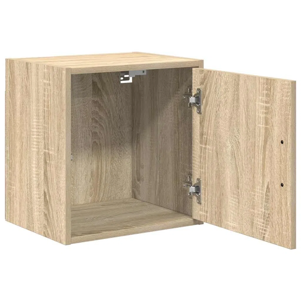 vidaXL Armoire murale de garage chêne sonoma bois d'ingénierie, armoire, placard mural de garage, armoire à outils murale