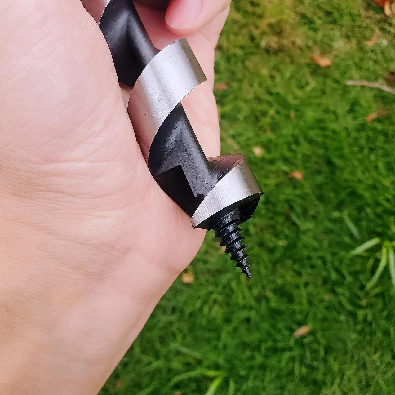 Bushcraft Outil de survie, Clé à vis sans fin allongée Scotch Eye - Tarière manuelle pour camping, abri, barbecue, petits bancs, bushcrafting et voyages en sac à dos en plein air