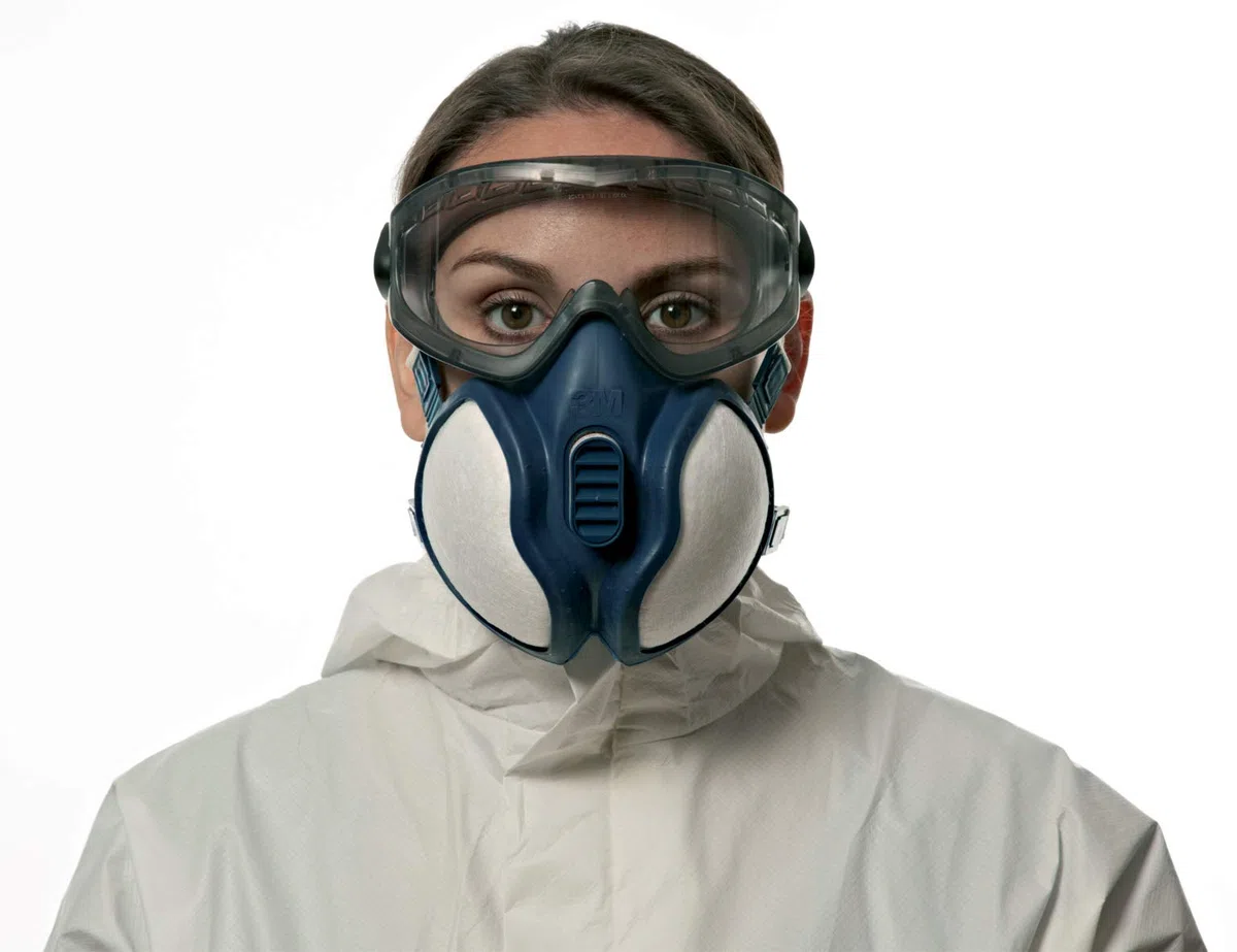 3M Masque protection pour pulvérisation de peinture 4251+, A1P2, 1 masque