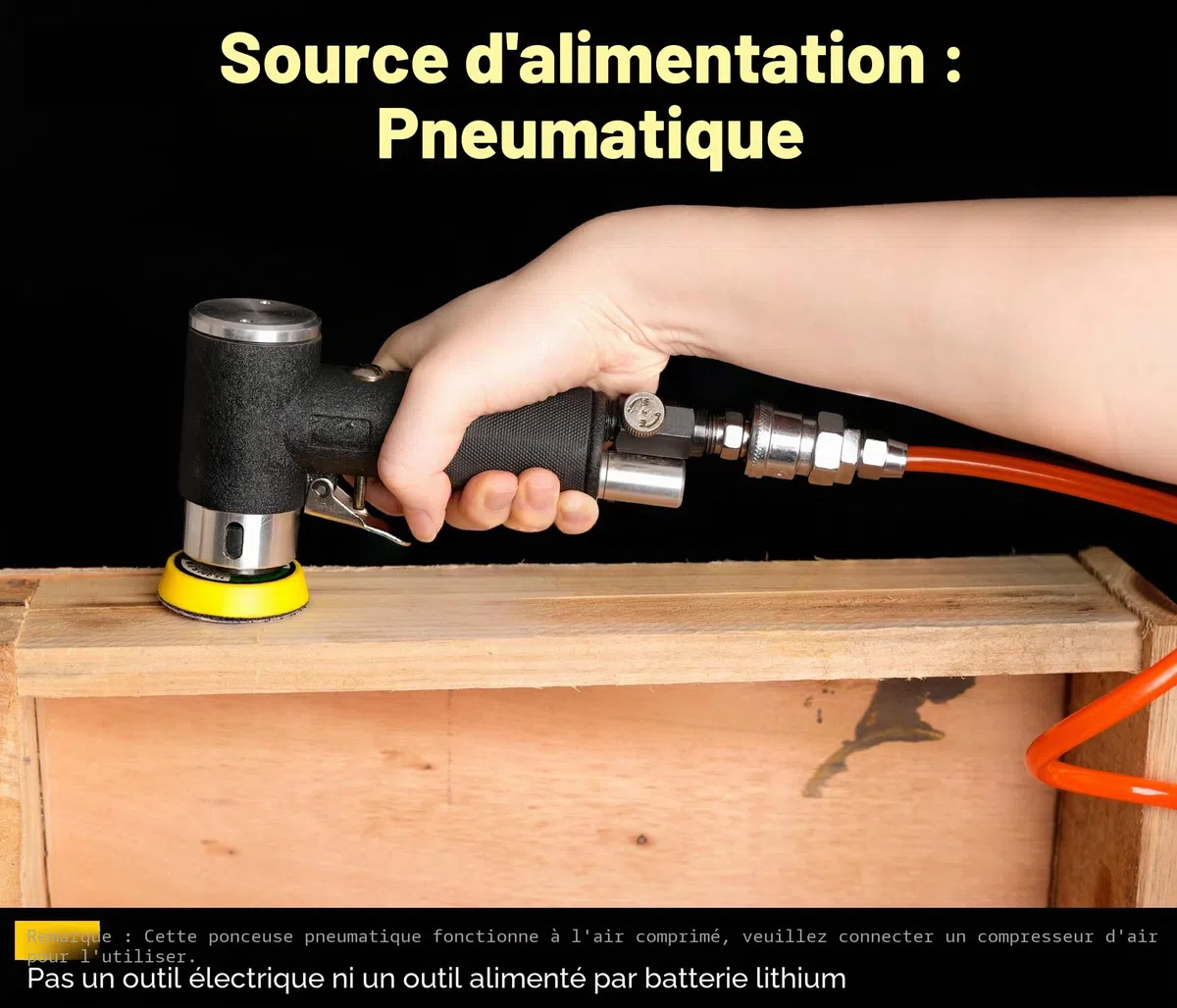 SI FANG Kit Mini Ponceuse Pneumatique, Ponceuse Orbitale 25/50/75mm avec 45 Disques Abrasifs, Ponceuse de Voiture Pneumatique à Grande Vitesse, Pour le Polissage du métal et du bois