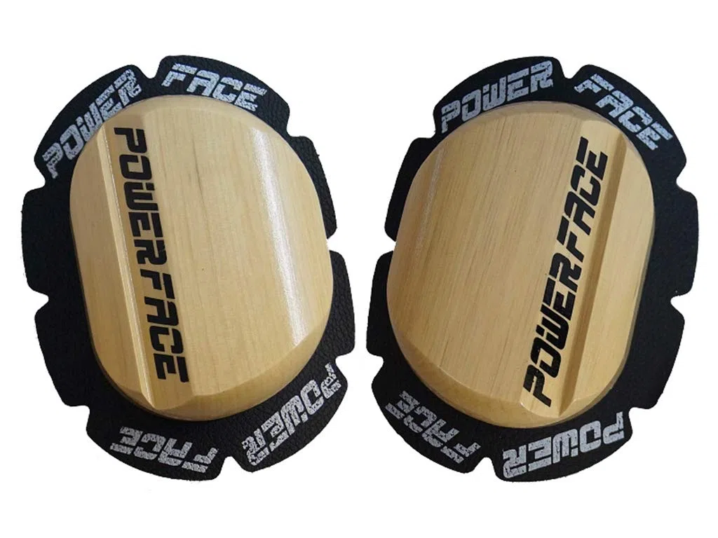 Power Face Classic Sliders de genoux en bois Naturel