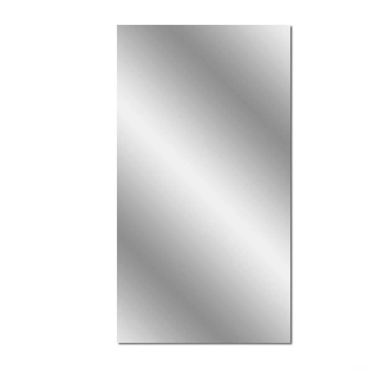 Lot de 2 miroirs autocollants en acrylique 200 x 60 cm