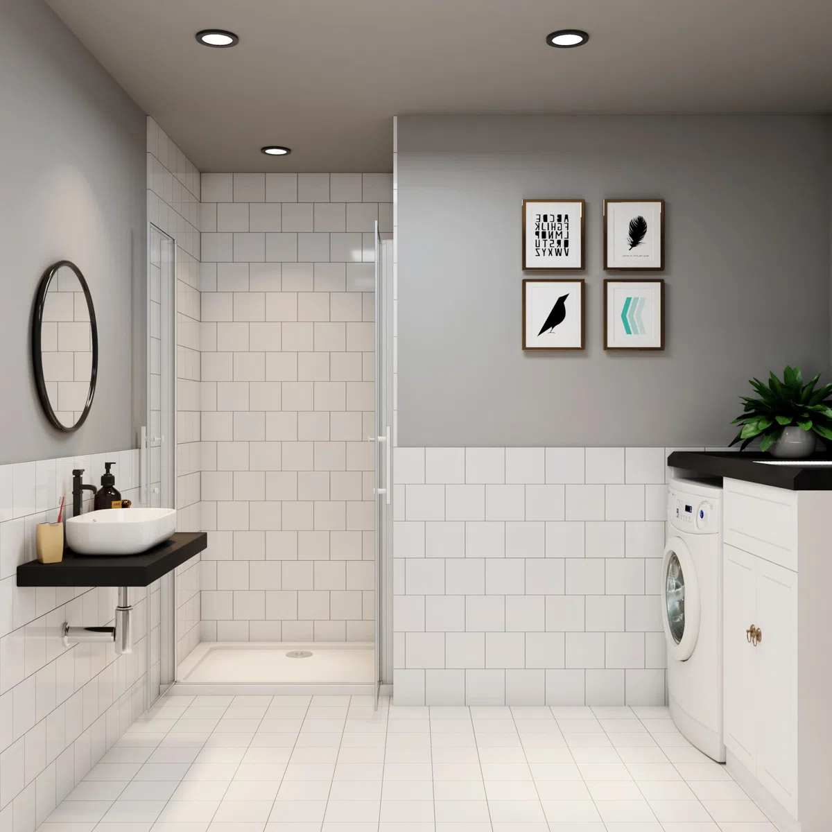 Porte de douche blanc 110cm Installation en niche porte de douche battante Hauteur 180cm en verre transparent et anticalcaire