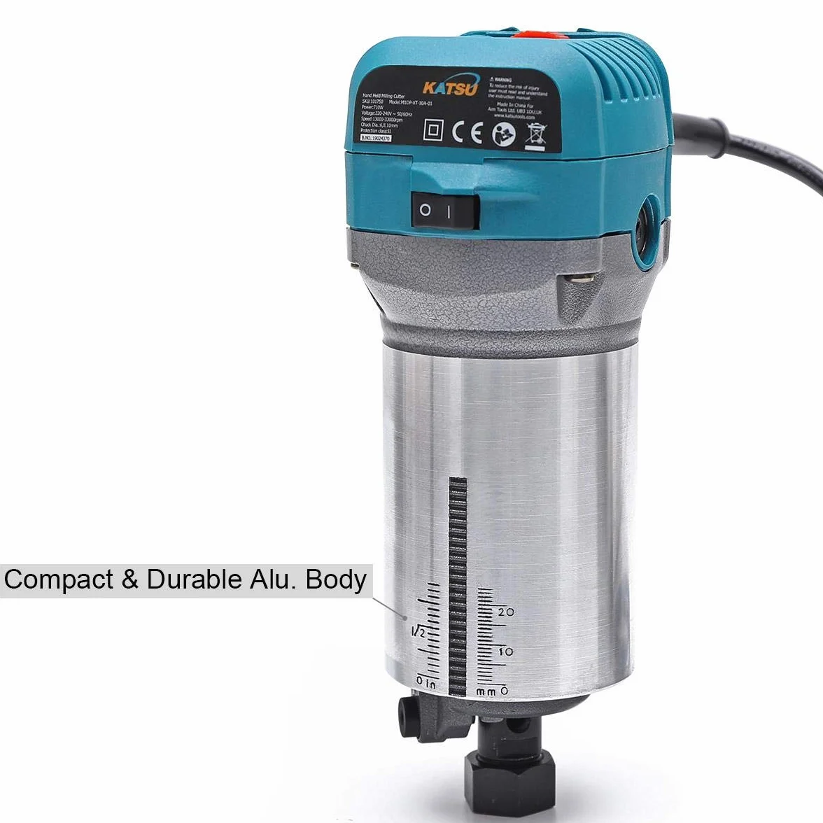 KATSU Affleureuse à Bois Défonceuse Électrique 220V 710W