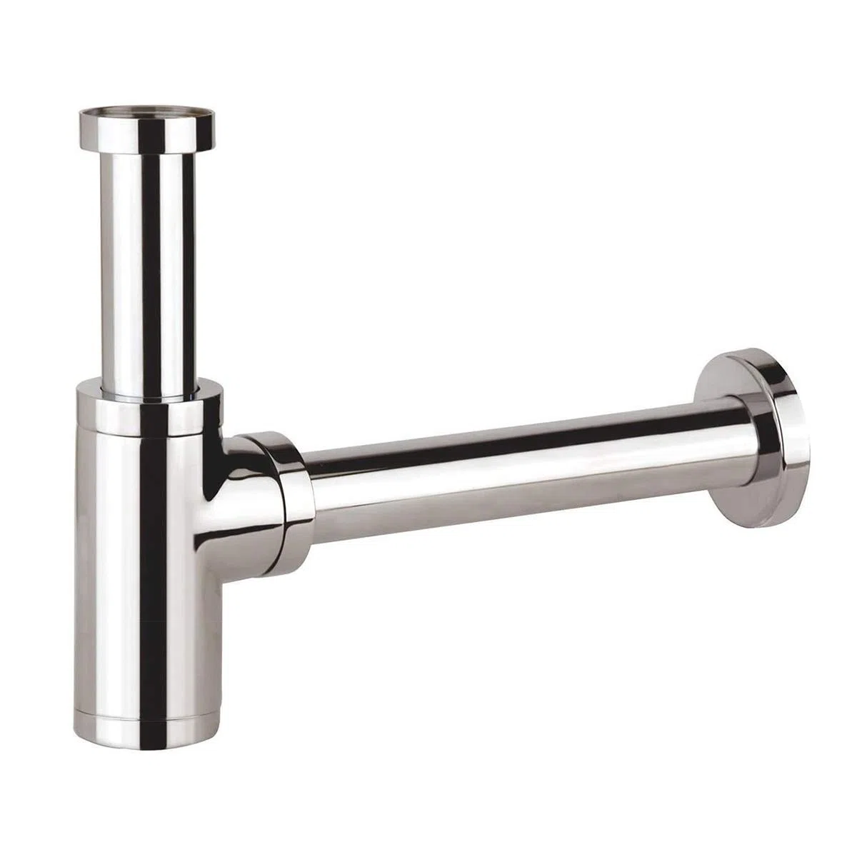 Laiton Siphon de Lavabo, Keymark Universel Syphon Design 1 1/4 x 32mm, Réglable Anti Odeur, Chromé