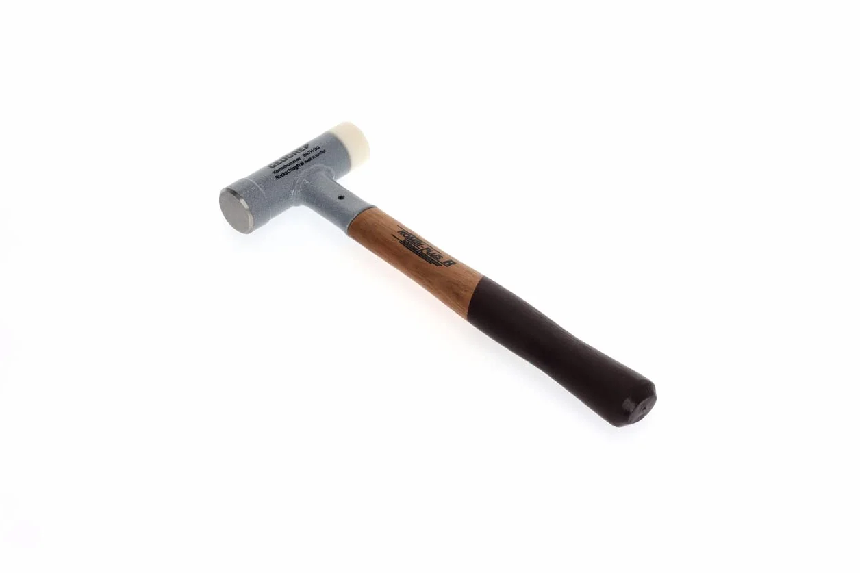 GEDORE Marteau KOMBI-PLUS R, Avec manche en bois, Marteau Europe centrale/massette, Ø 30 mm, Sans rebond, Manche en hickory, 247 H-30