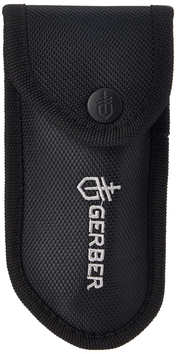 Gerber Couteau à Lame Pliante avec étui de Protection - Moment (Global Box), Longueur de Lame : 8,8 cm, Noir, 31-003625