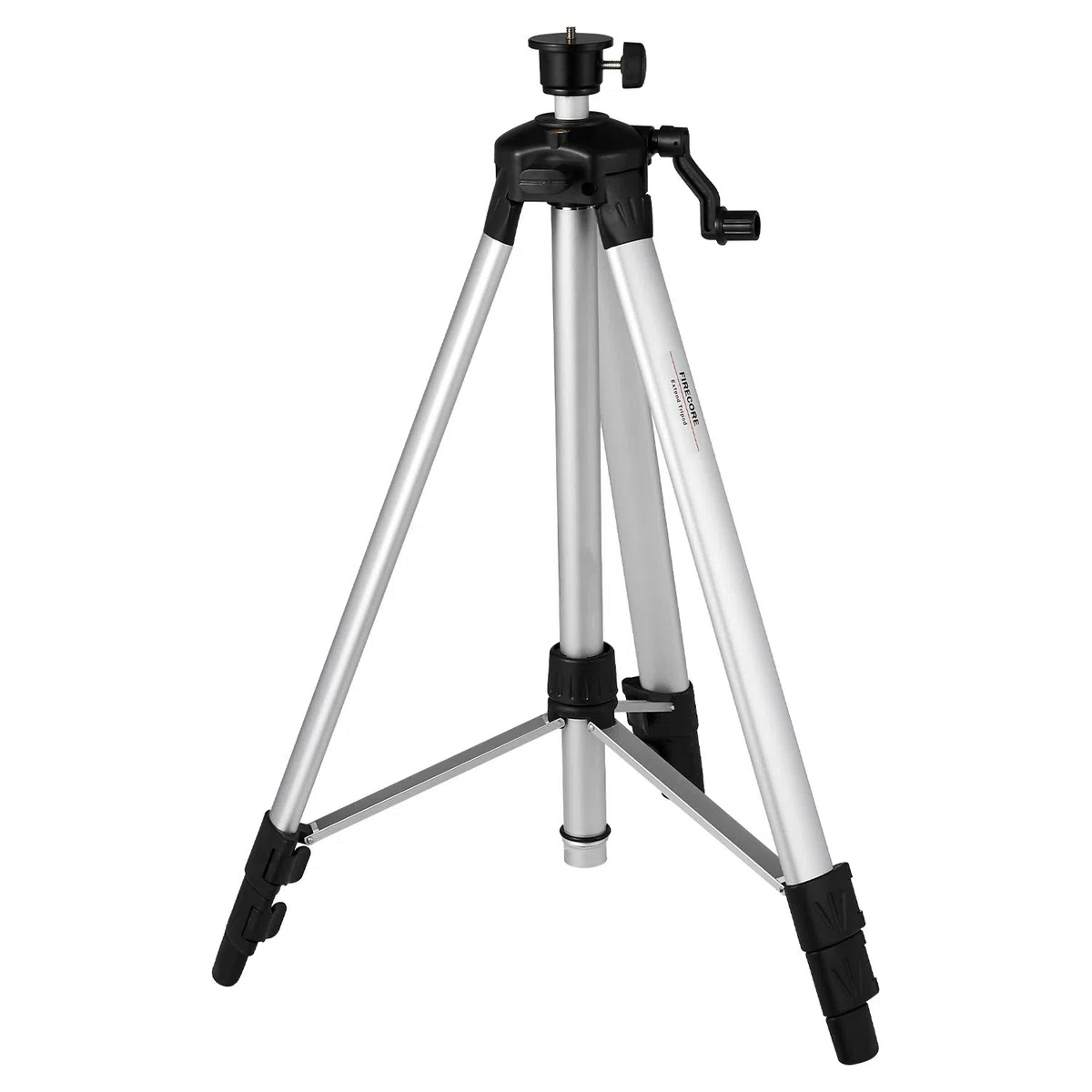 Trepied pour Niveau Laser Firecore Trepied Laser 1,5m, ÉLescopique Tripole avec Niveau à Bulle et Adaptateur de TréPied SuppléMentaire 5/8"-11 -FT1500D
