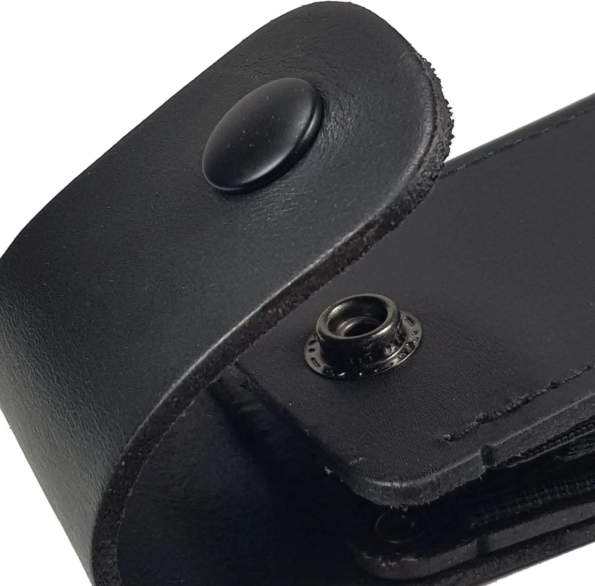 TUFF LUV Étui en Cuir véritable [Compatible avec Leatherman] Arc/New Wave/Charge + TTI/Charge/Surge, Noir
