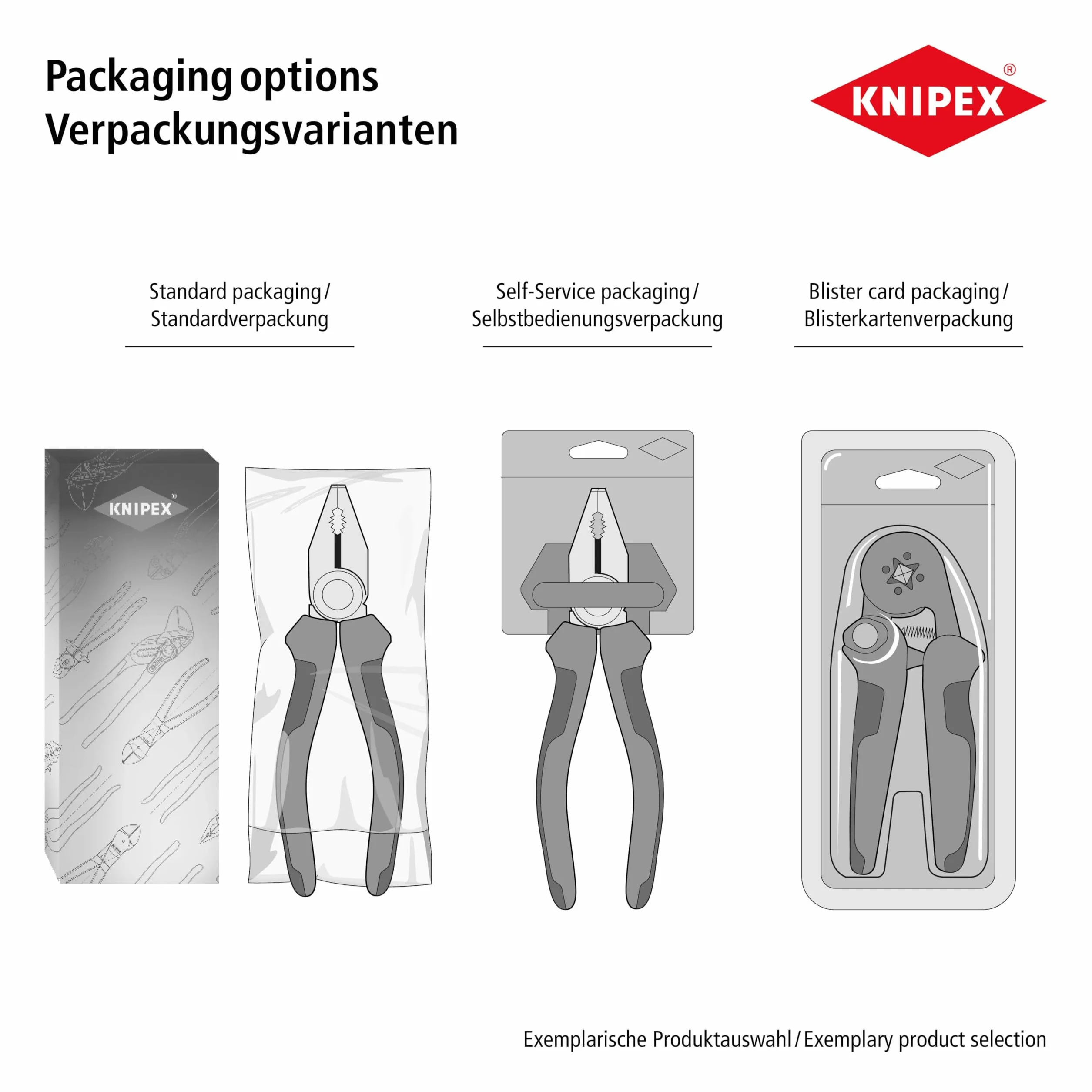 Knipex Coupe-câbles avec poignées comfortables 165 mm, 95 12 165