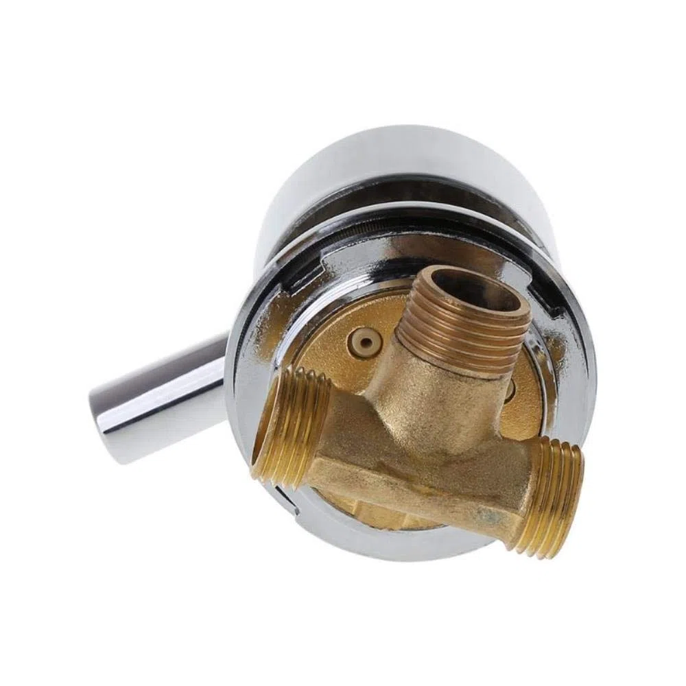 Mitigeur Cabine de Douche mélangeur de vanne de mélange d'eau froide chaude robinet de sortie deux en un G1/2 "pour la salle de douche