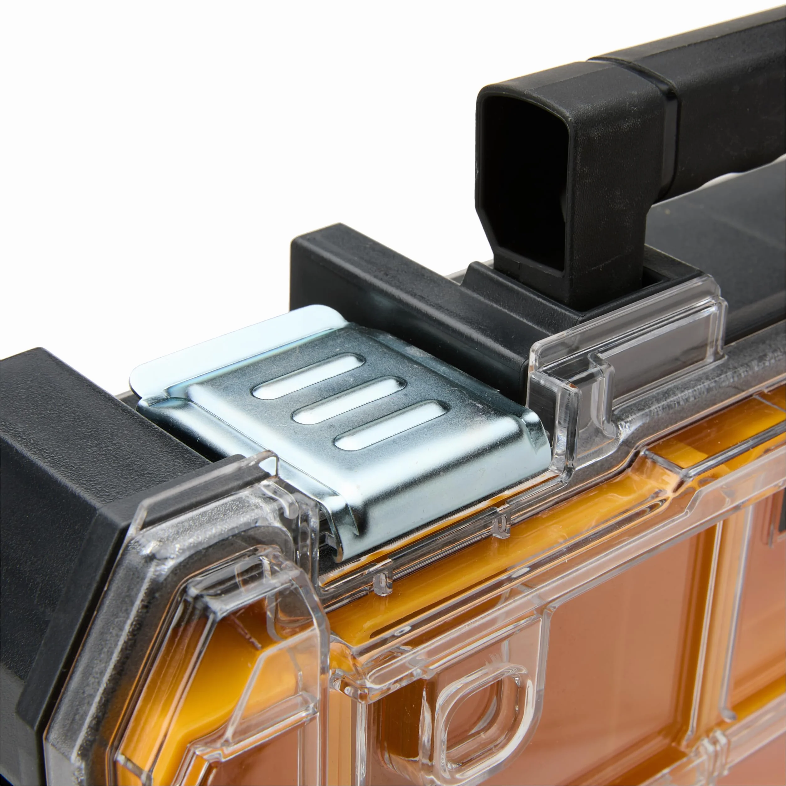DEWALT Organiseur TSTAK DWST82968-1 - Etanche IP54-7,8L - Pour Petites Pièces et Accessoires - Couvercle en Polycarbonate Transparent