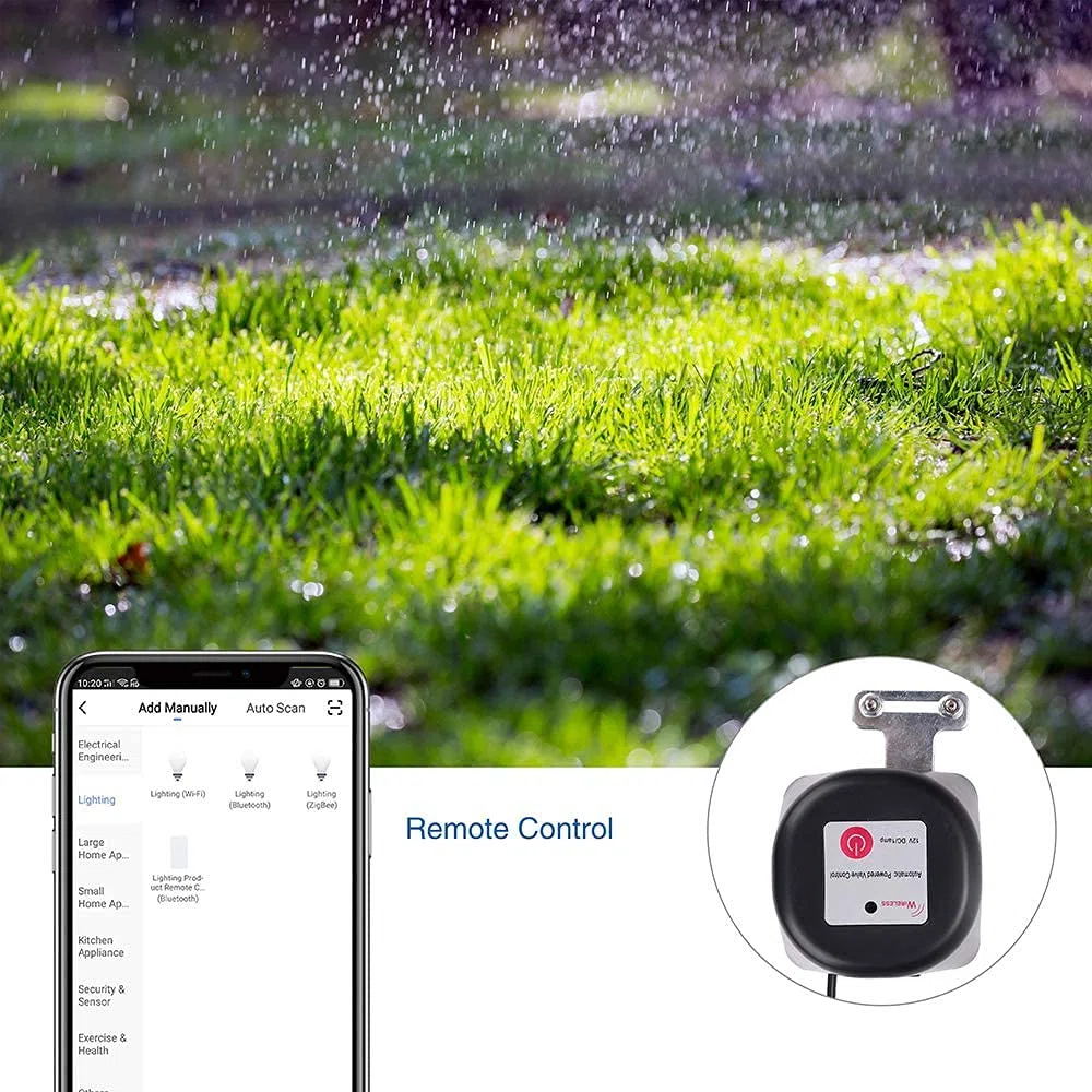 Contrôle de vanne Wi-Fi, contrôle intelligent Wi-Fi, vanne eau/gaz 2,4 GHz, compatible avec iOS/Android, compatible avec Alexa et Google Assistant