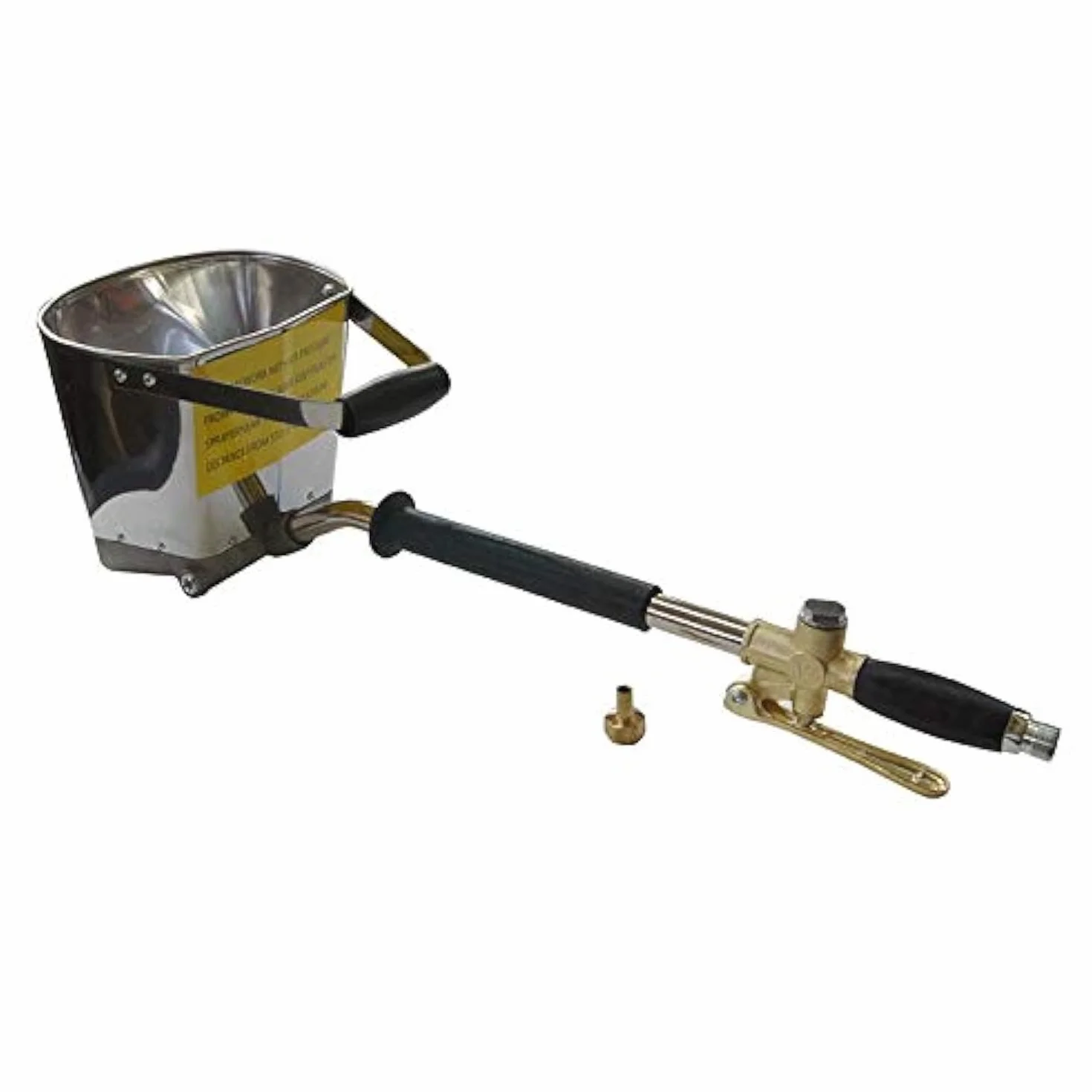 ORAZIO Pistolet de Pulvérisation de Mortier de Ciment, Pulvérisateur de Stuc de Plâtre à 4 Jets, Pistolet de Pulvérisation de Béton à Trémie d'air Automatique, pour Murs de Peinture
