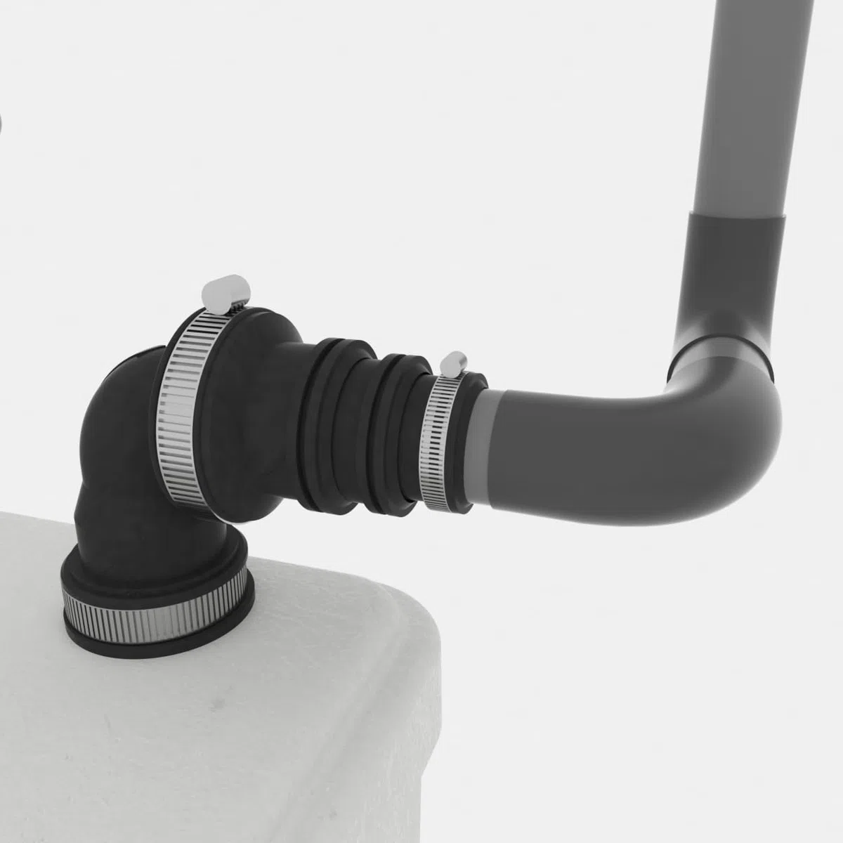 3 - Broyeur WC Adaptable avec Connexions pour Douche, Lavabo et Bidet, Installation Facile, Relevage 3m Vertical, 30m Horizontal, 400W, Fabrication Française, Garantie 3 Ans