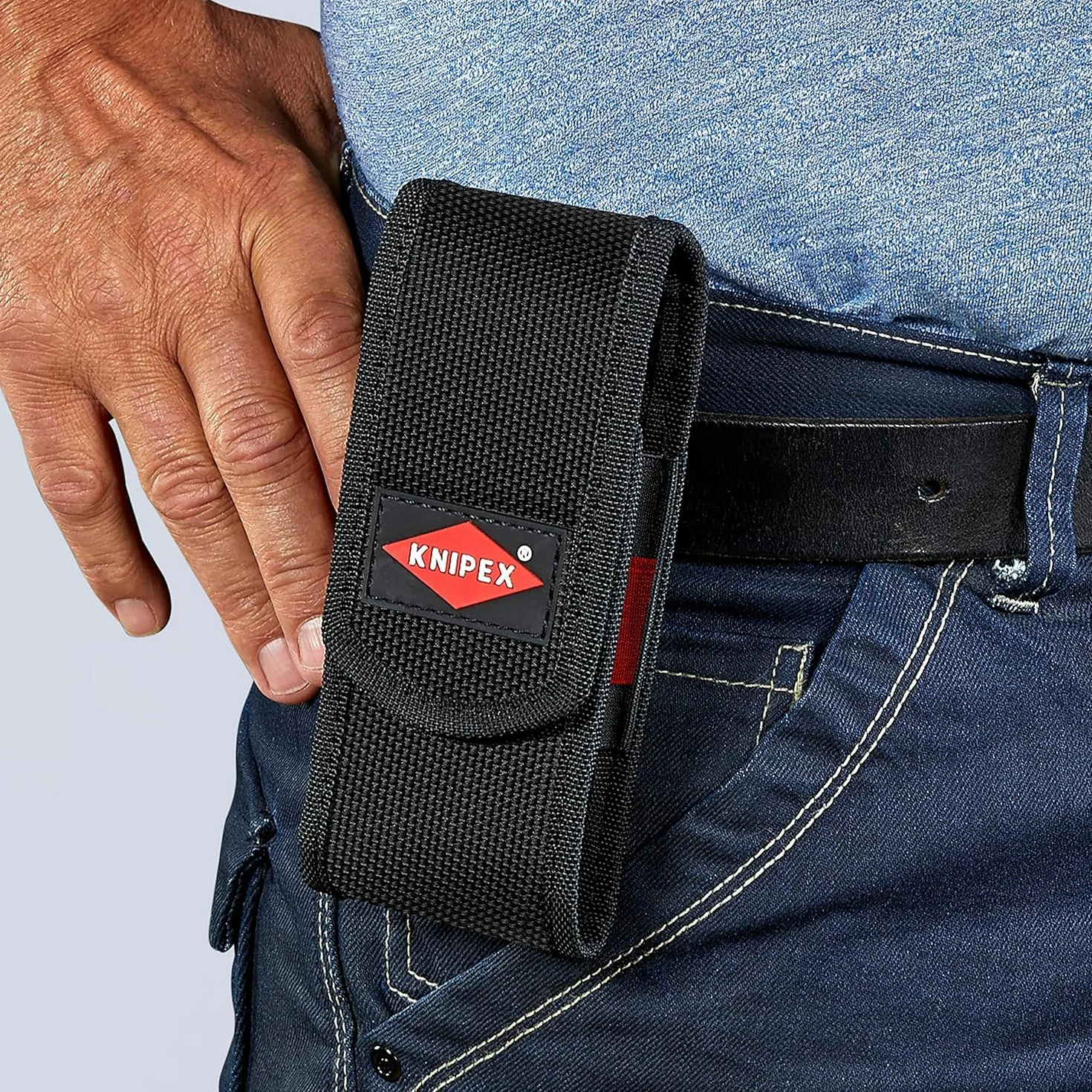 Knipex Jeu de mini-pinces, 2 outils, comprend Cobra XS et Pinces-clés XS, en pochette de ceinture à outils, clip ceinture, 00 20 72 V01