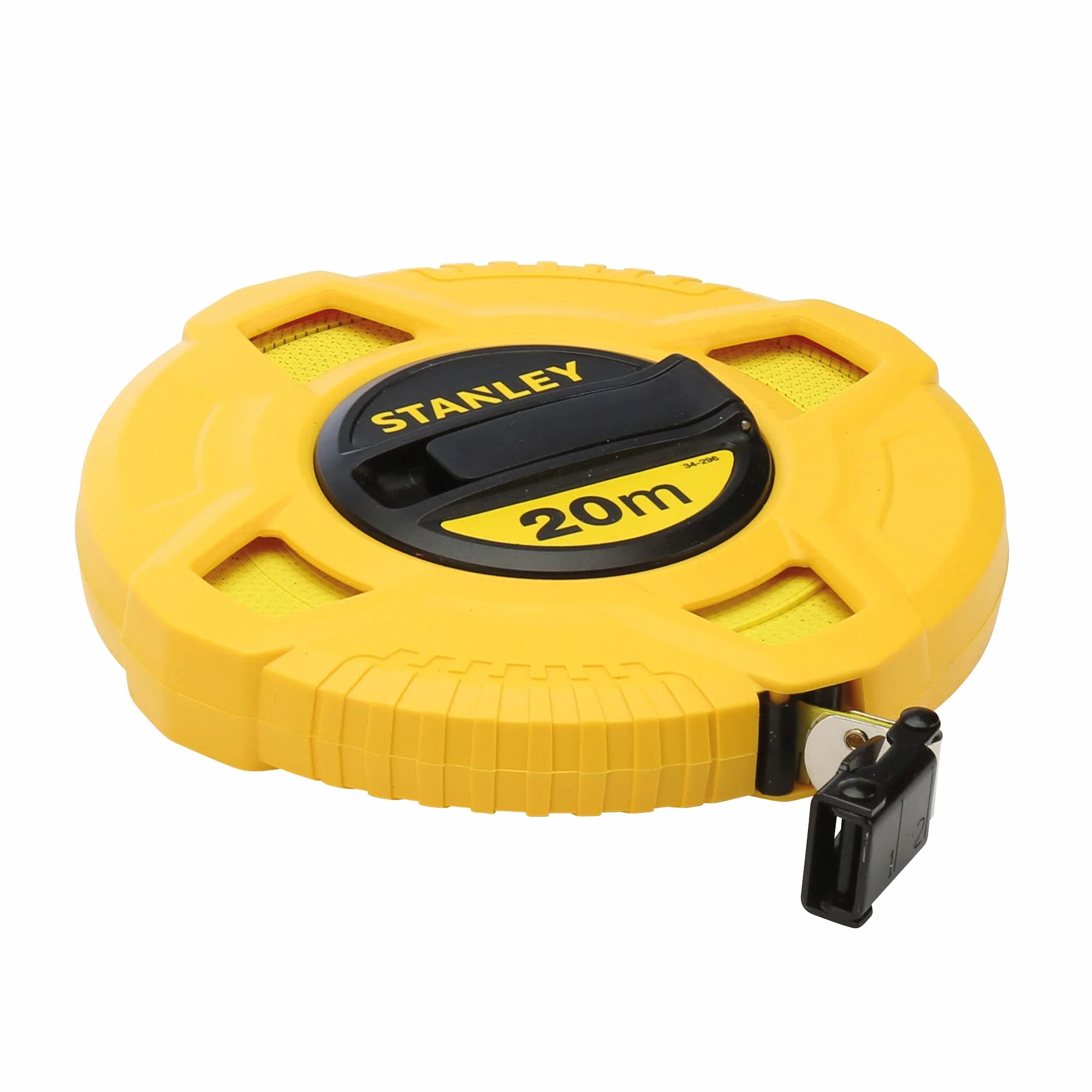 Stanley 2-34-795 Mesure 60 m x 12,7 mm Ruban en fibre de verre & 0-34-296 mètre Ruban 20 m x 12,7 mm en Fibre de Verre 40 Brins - Précision Classe III - Graduation Tous les 2mm