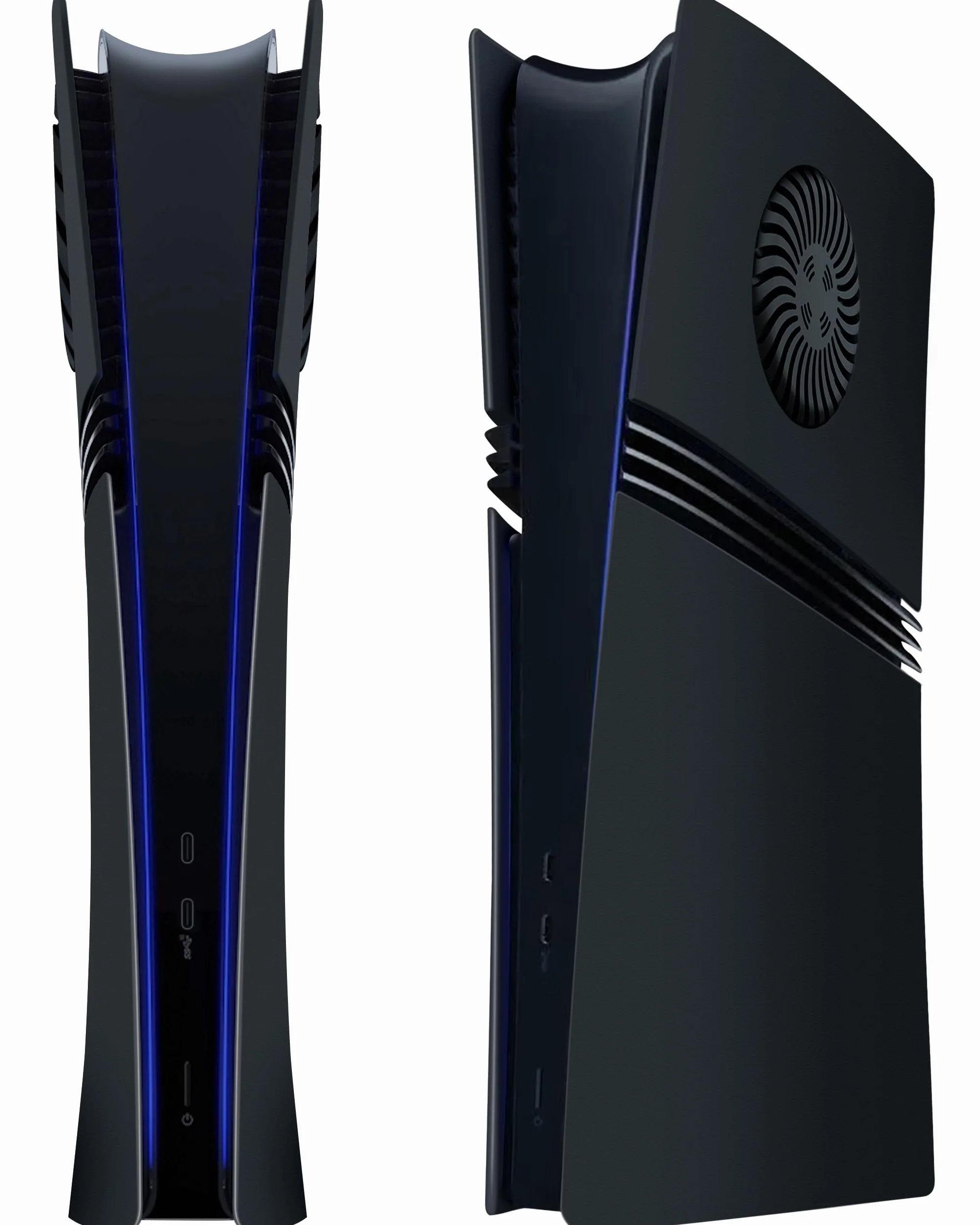 Joso Faceplate pour PS5 Pro Version numérique, boîtier de Rechange Anti-Rayures et Anti-poussière pour Console PS5, plaques pour Accessoires PS5 Pro, Installation Facile