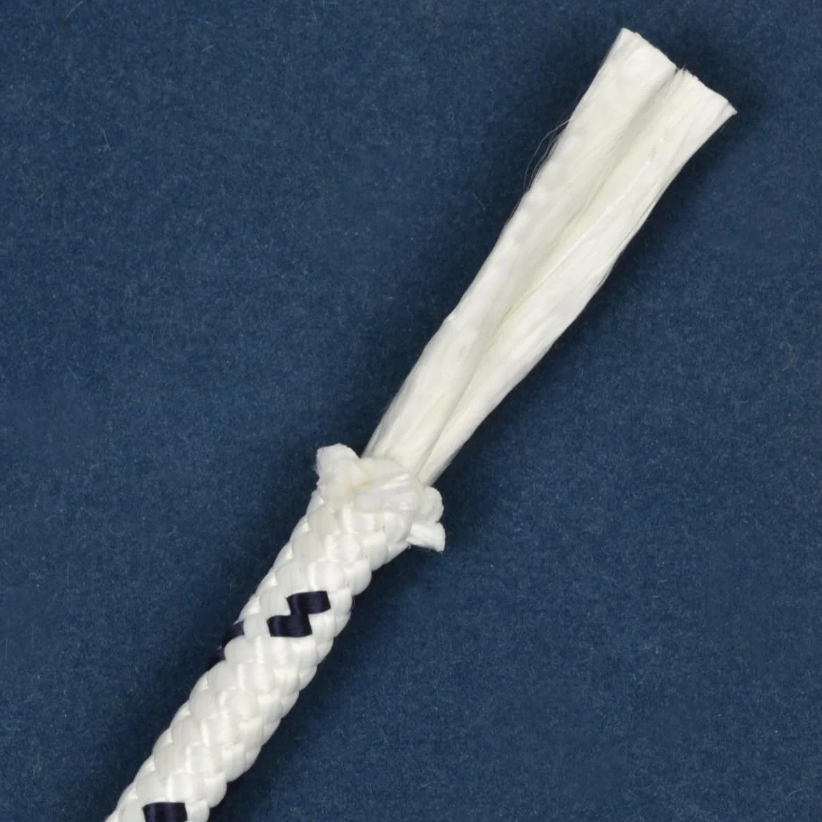 Corderie Italiane 6014249-00 Braid Nautica 08 Mm-050 M Blanc avec Étiquette en Plastique Bleu Couleur : Blanc Bleu avec Marqueur