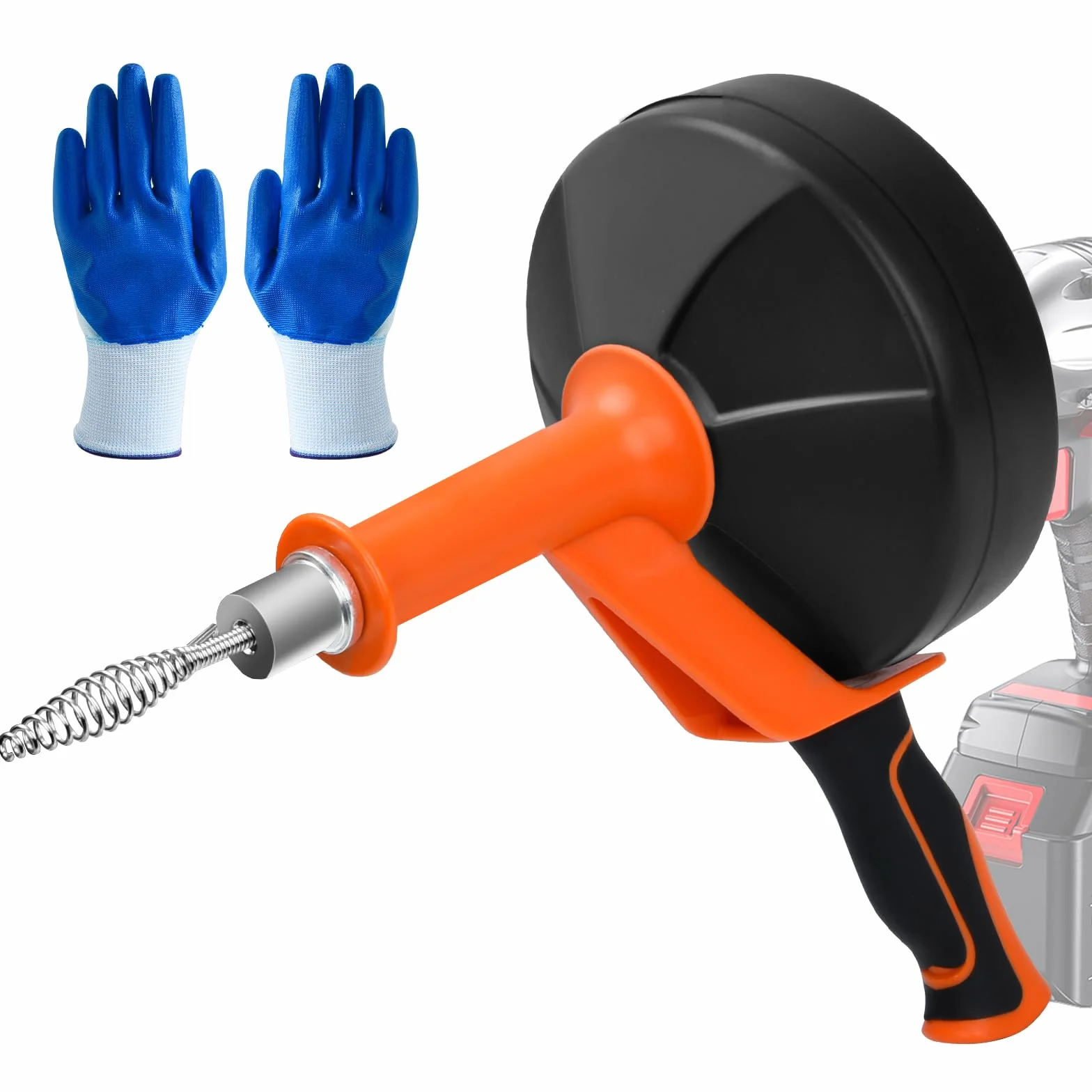 Furet Deboucheur Canalisation Avec Foret 13m, IdéAl Pour Le Nettoyage éCologique Des Drains Furet Deboucheur, Efficace Contre Le Blocage Destop Deboucheur Canalisation