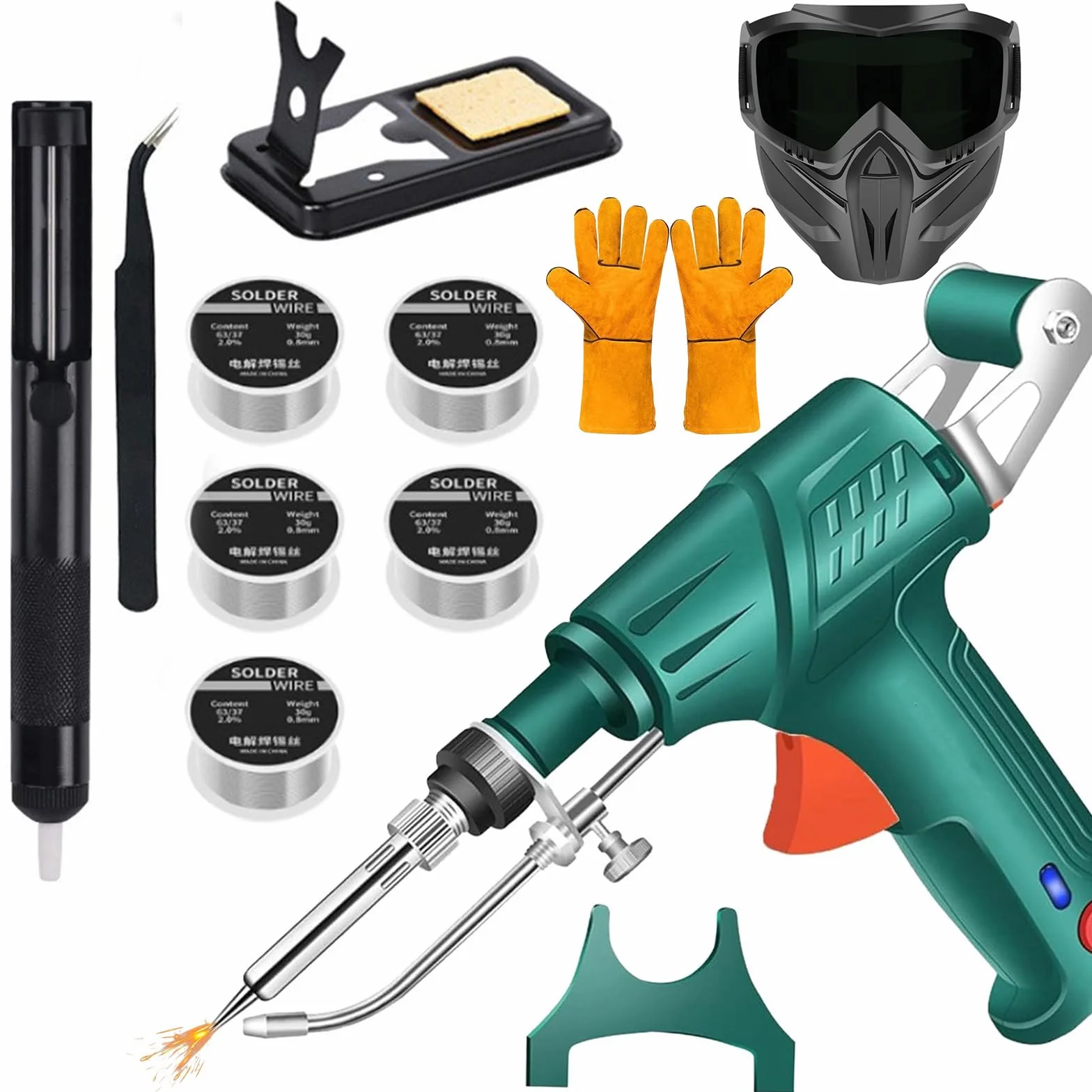 Poste à souder laser portable 3 en 1 1 500 W, machine à souder laser 4 en 1, pistolet laser avec alimentation automatique du fil pour souder, dérouiller et couper pour métal, appareil de soudage laser