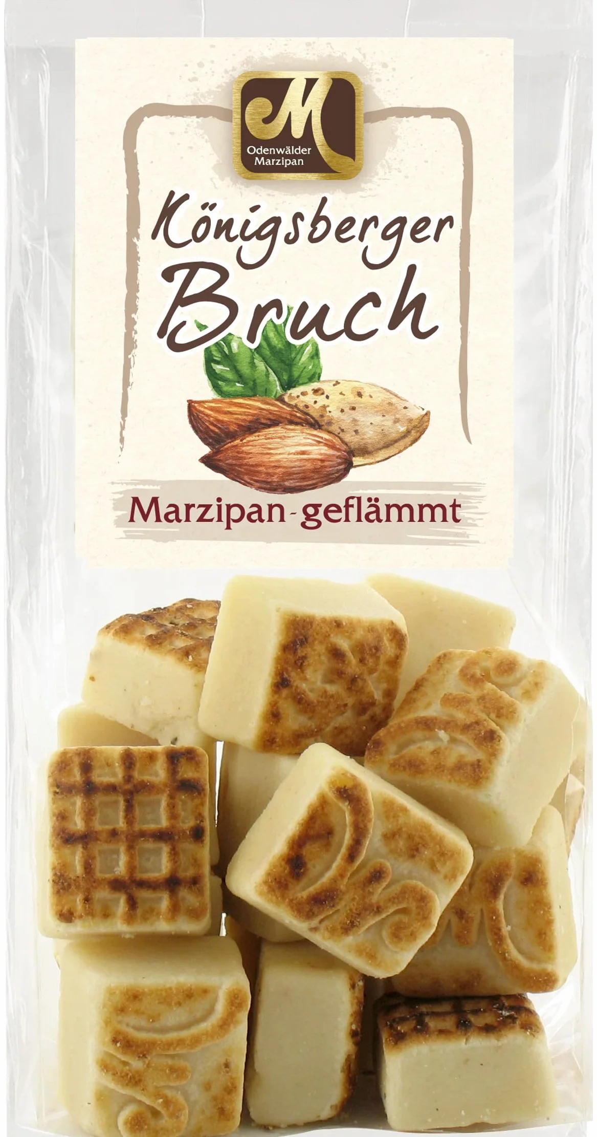 Odenwälder Marzipan Königsberger Lot de 6 massepain noble cassé 1,5 kg