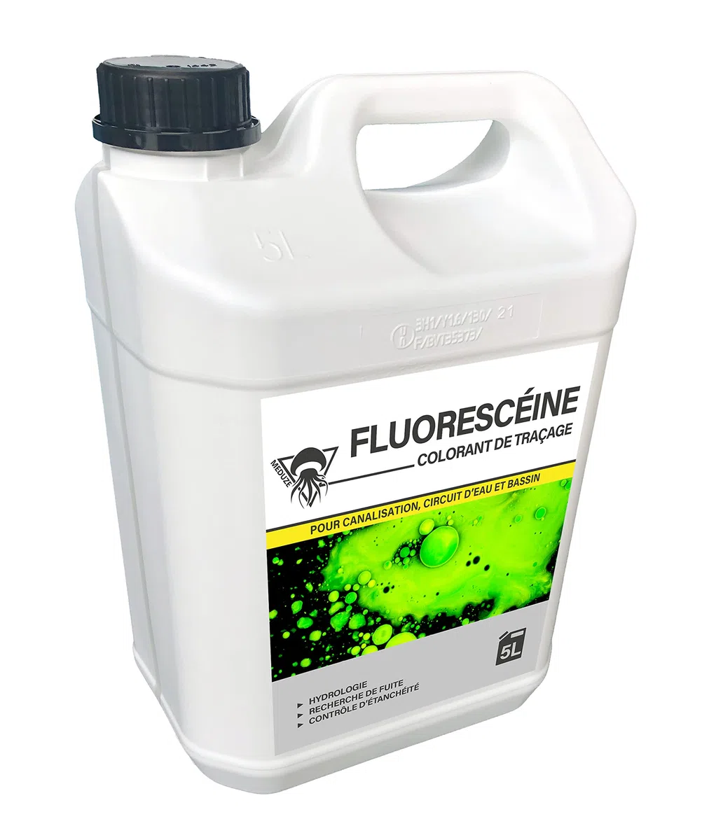 Méduze - Fluorescéine Colorant de traçage prêt à l’Emploi 5L