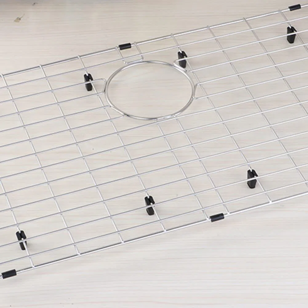 1 grille inférieure d'évier en acier inoxydable et protecteurs d'évier pour évier de cuisine avec