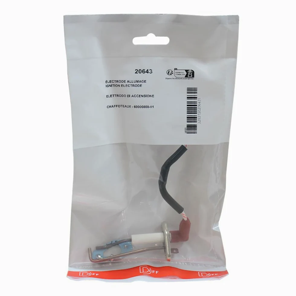 DIFF - Électrode allumage - DIFF pour Chaffoteaux : 60000868-01