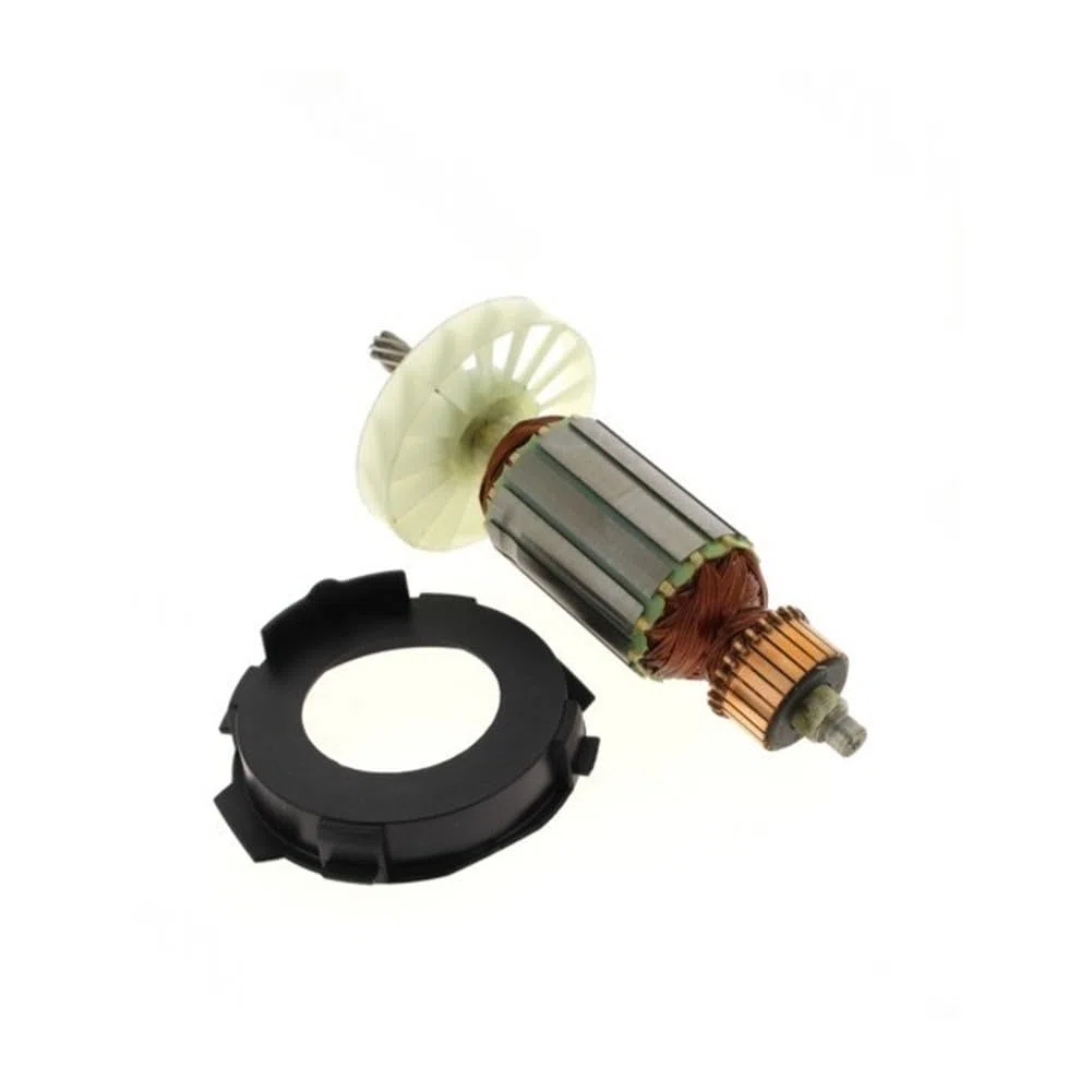 Armature pour rotor pour scie circulaire Metabo KGS 216M, 310011470 Pièce de rechange avec couvercle de ventilateur, composant de moteur d'enroulement en cuivre 220-240 V