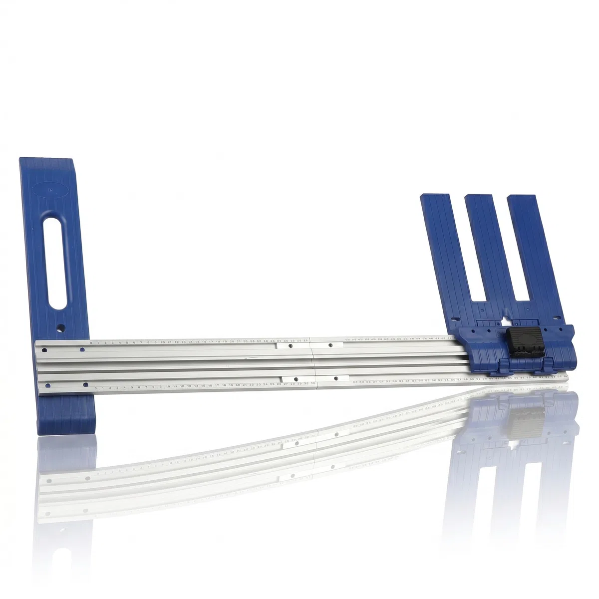Guide de scie circulaire en alliage d'aluminium pour le travail du bois, guide de coupe de 0 à 65 cm