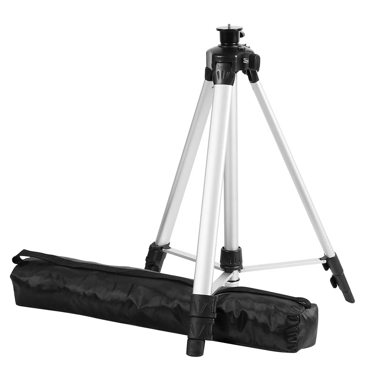 Trepied pour Niveau Laser Firecore Trepied Laser 1,5m, ÉLescopique Tripole avec Niveau à Bulle et Adaptateur de TréPied SuppléMentaire 5/8"-11 -FT1500D