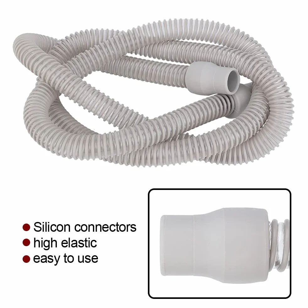 Tube CPAP, Protection de tuyau CPAP, 1.8m Universel Tuyau Plastique pour CPAP Tuyau pour Respirateur Ventilateur pour Machine Respiratoire Accessoires