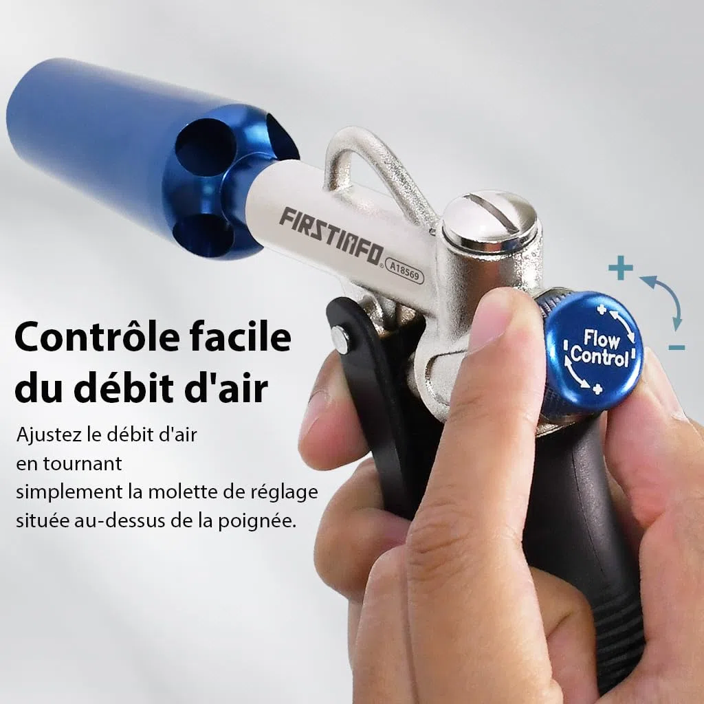 FIRSTINFO Soufflette Air Comprimé Windstorm Haut Débit A18569EU