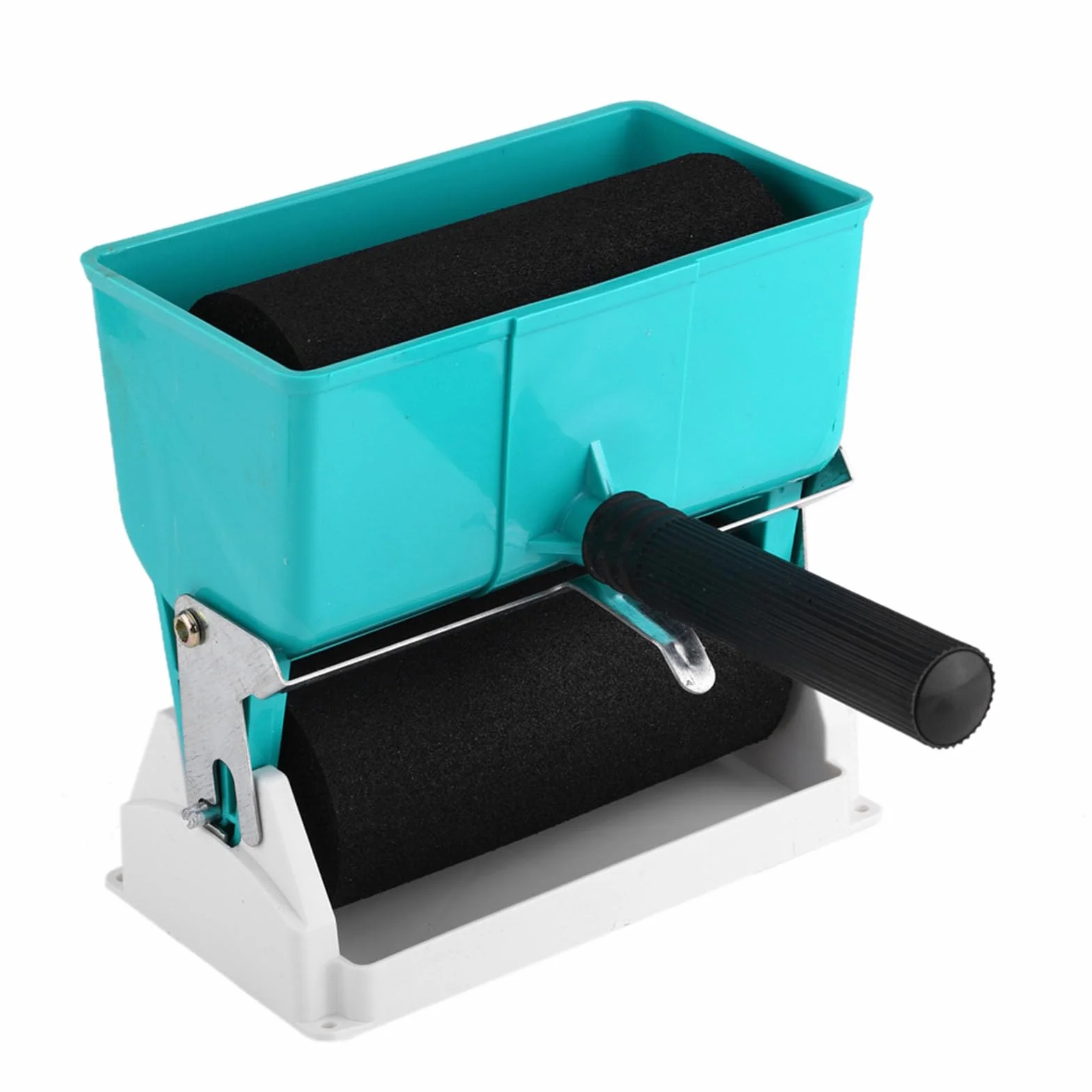 180 ML/320 ML Portable Applicateur de Colle à Rouleau, Encolleuse Manuelle avec Seau de Peinture, Applicateur de Colle à Bois | épandeur de Colle pour Fabrication de Meubles (6in)
