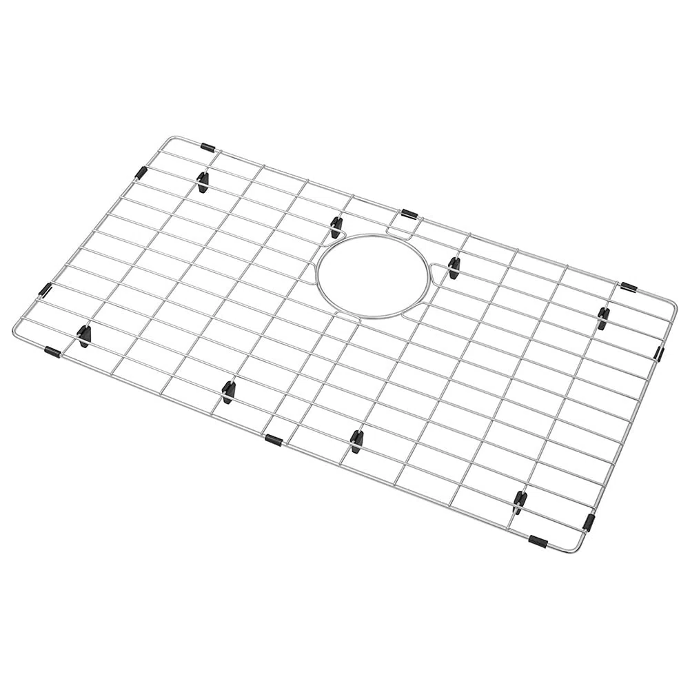 1 grille inférieure d'évier en acier inoxydable et protecteurs d'évier pour évier de cuisine avec
