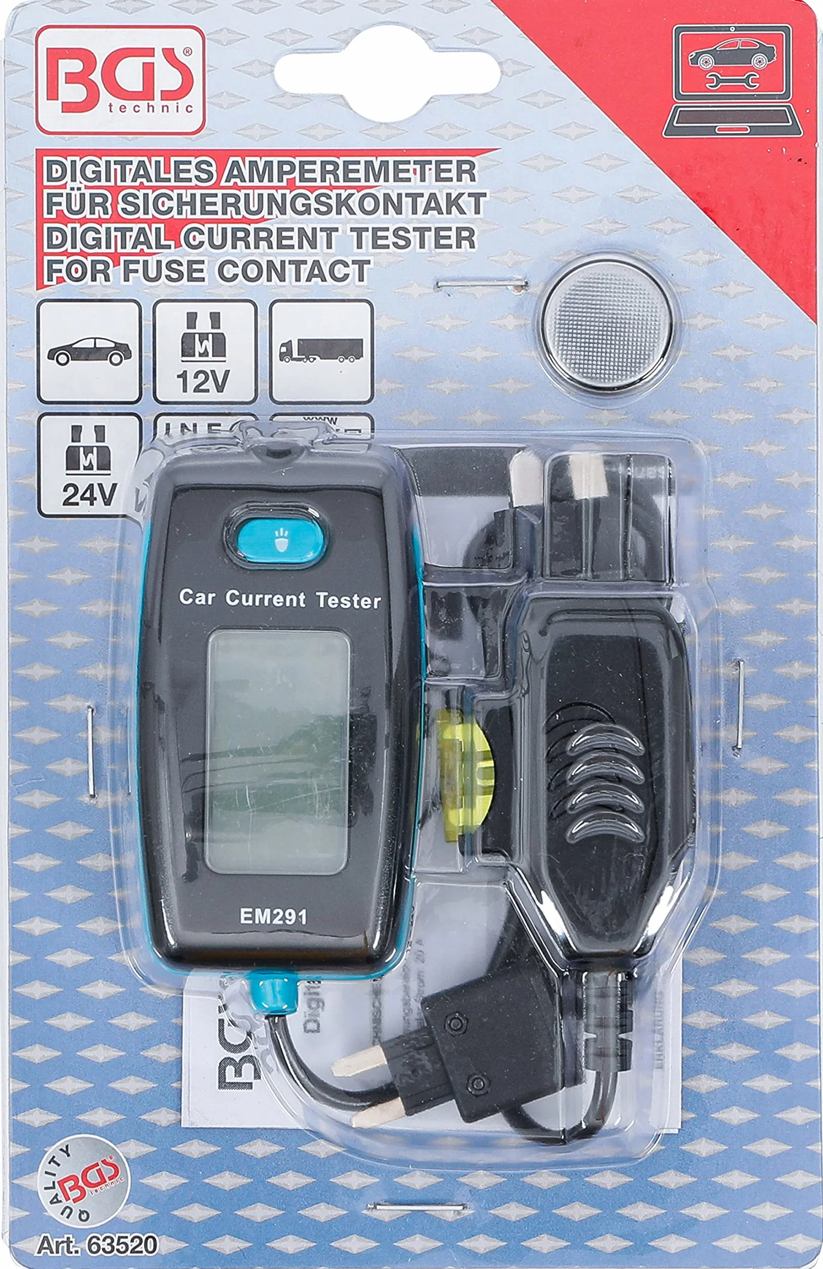 BGS 63520 | Testeur de fusible