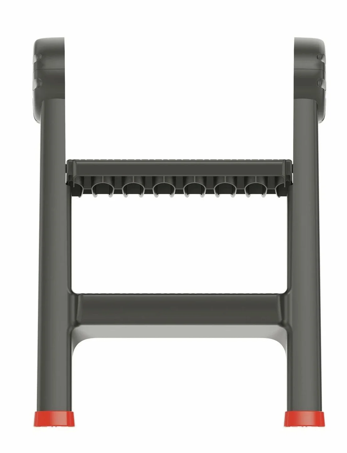 Kistenberg Escabeau Pliant avec 2 marches (accès des Deux côtés, Pliable, Charge maximale 150 kg, avec Pieds antidérapants, Plastique, 470 x 435 x 630 mm)